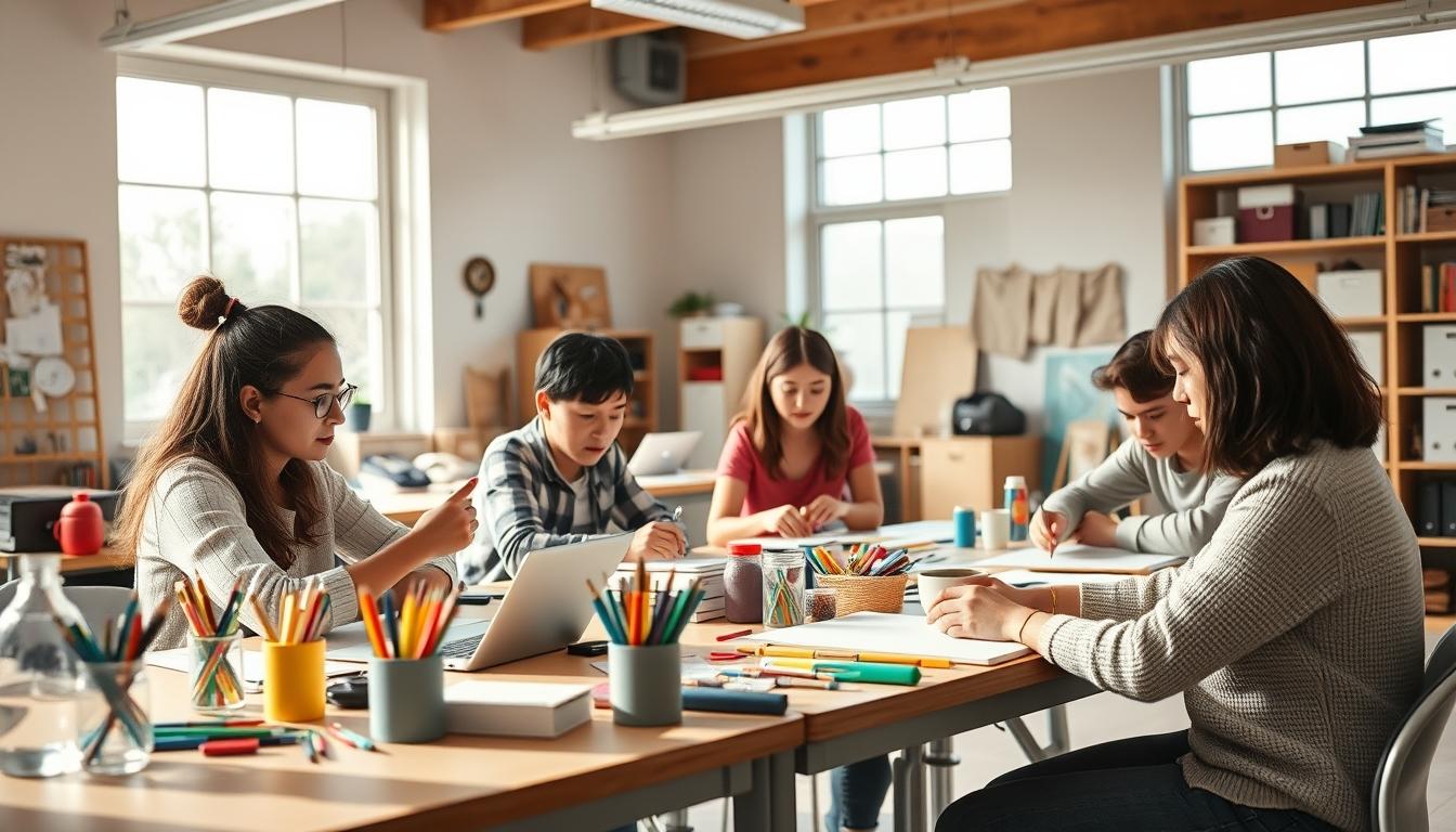 Digital learning platform with online study materials