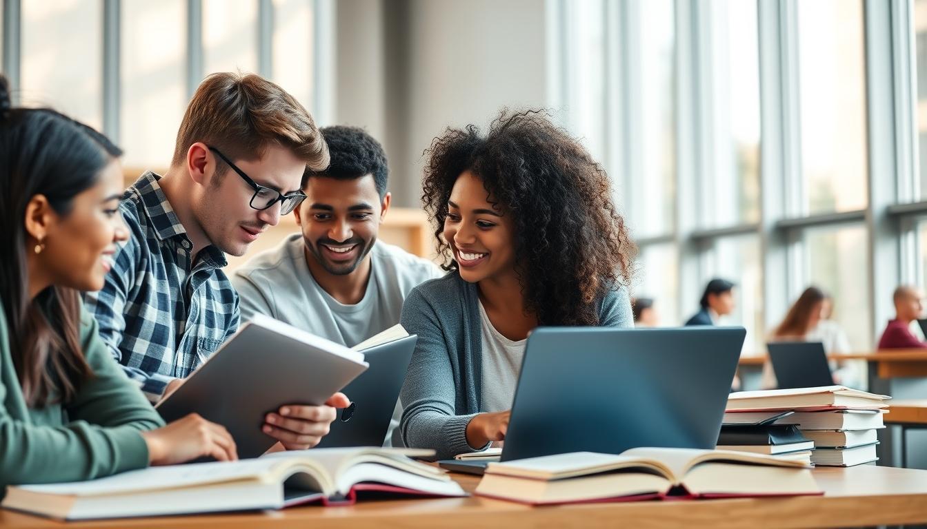 Campus of a university and an academic atmosphere in Rome