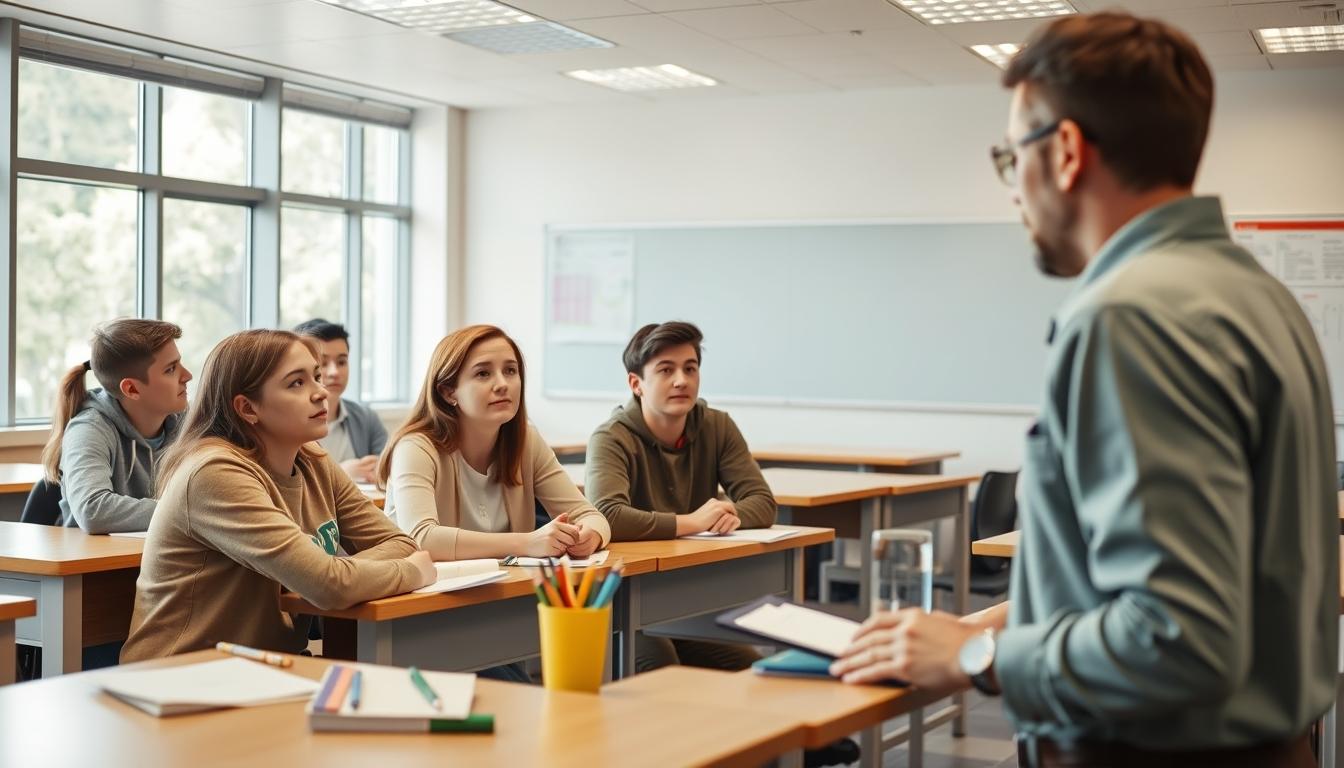Modern university campus for students