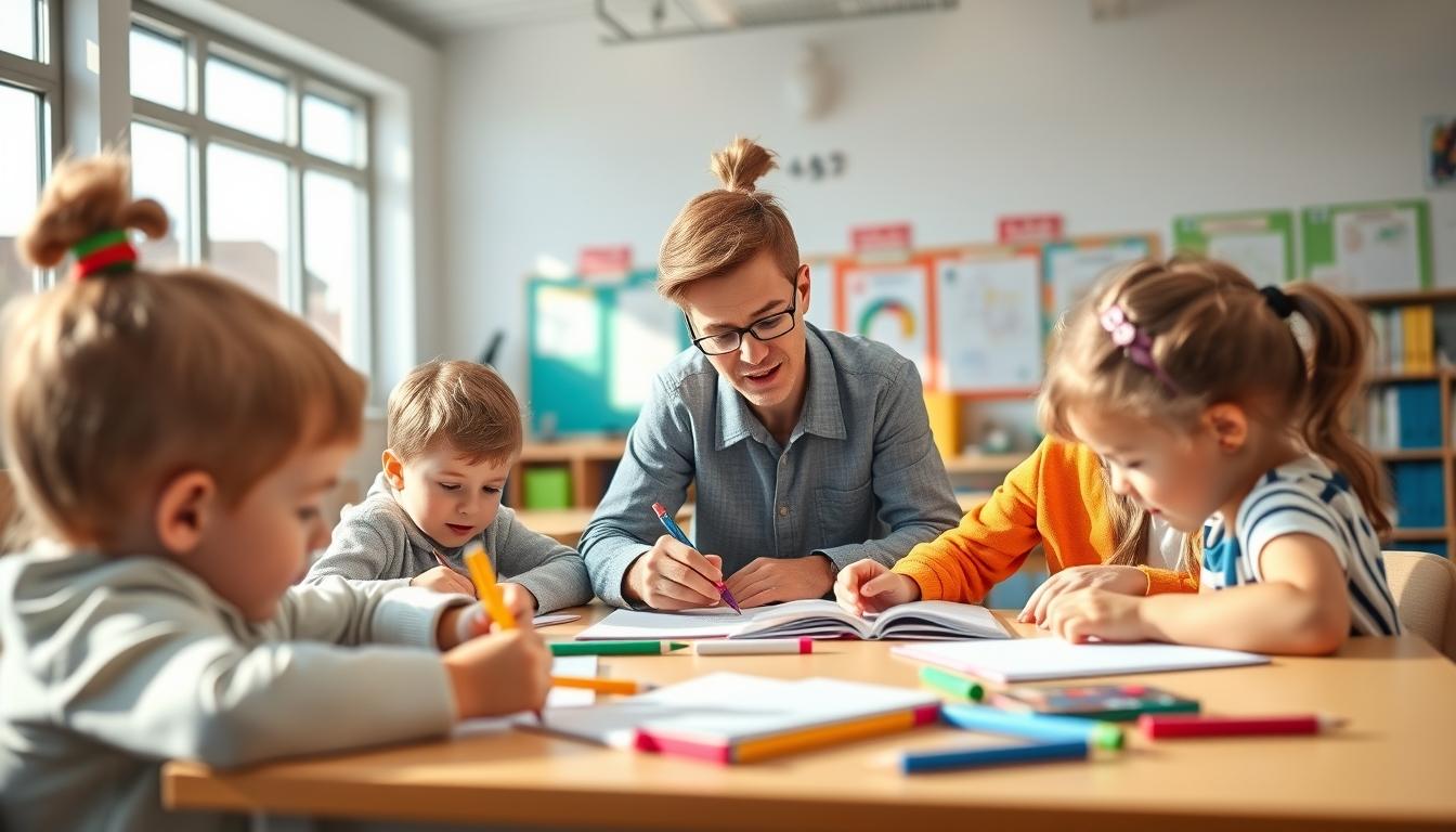 Students collaborating in study space